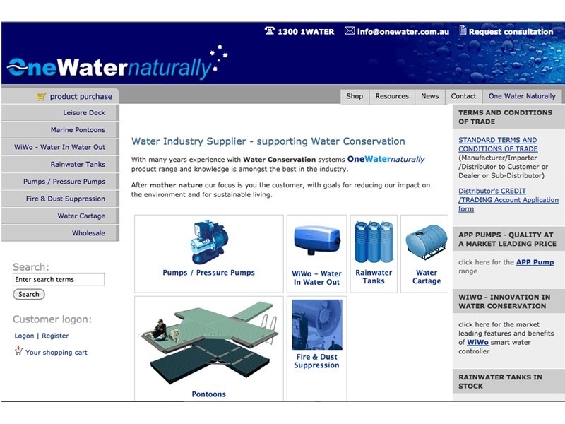 mm www.onewater.com.au one water - www.might.com.au