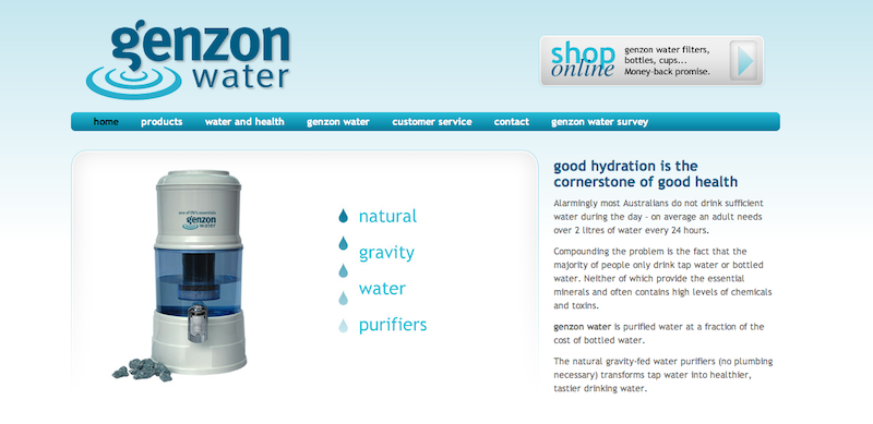 www.genzonwater genzon water - www.mighty.com.au