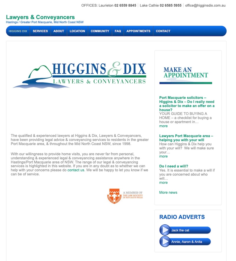Higgins & Dix - www.mighty.com.au