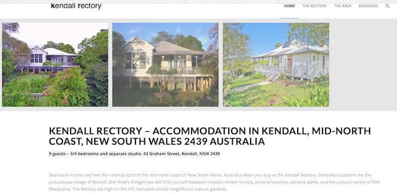 www.kendallrectory.com.au kendall Rectory - www.mighty.com.au