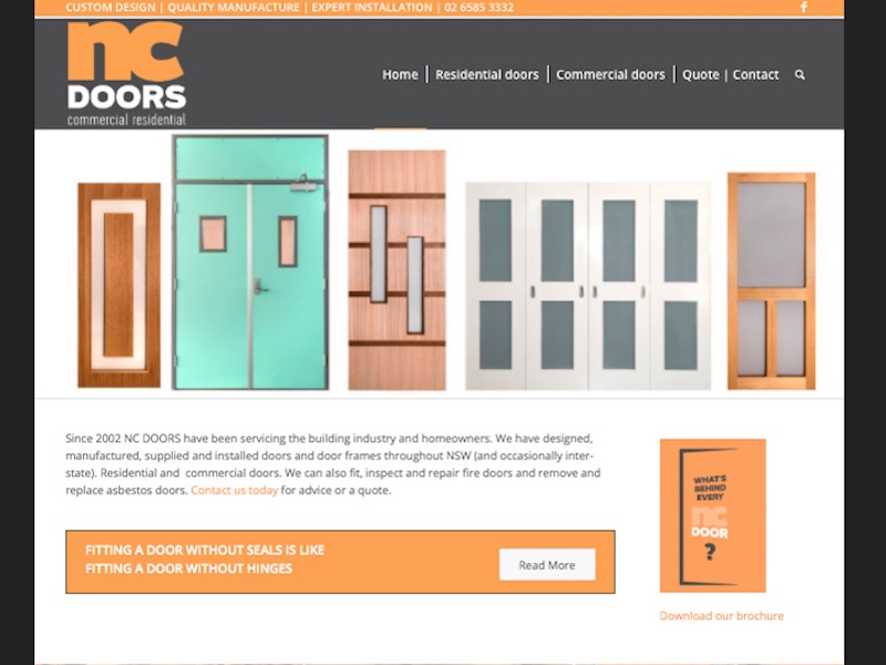 p www.ncdoors.com.au nc doors - www.mighty.com.au