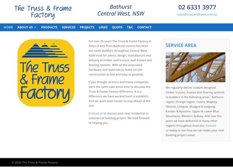 www.trussandframe.com.au The Truss and Fram e Factory - www.mighty.com.au