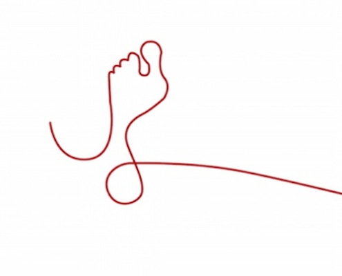 the foot lab logo