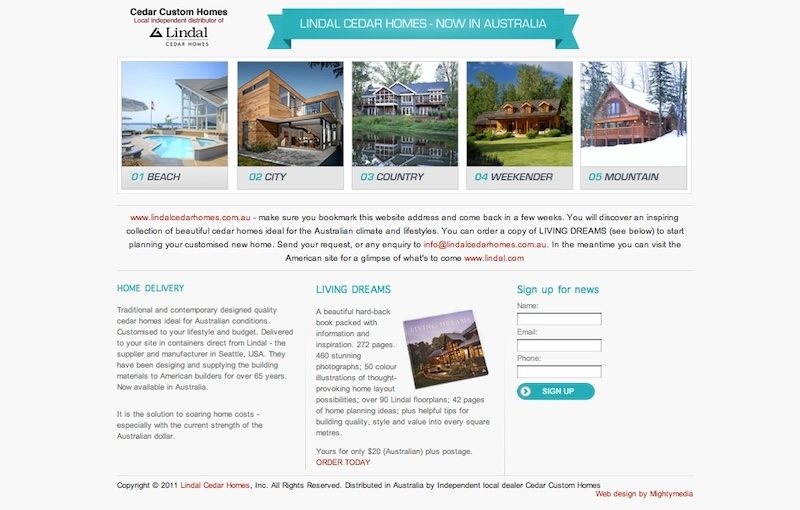 www.lindalcedarhomes.com.au Lindal Cedar Homes - www.mighty.com.au