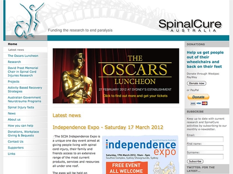 www.spinalcure.org.au Spinal Cure - www.mighty.com.au