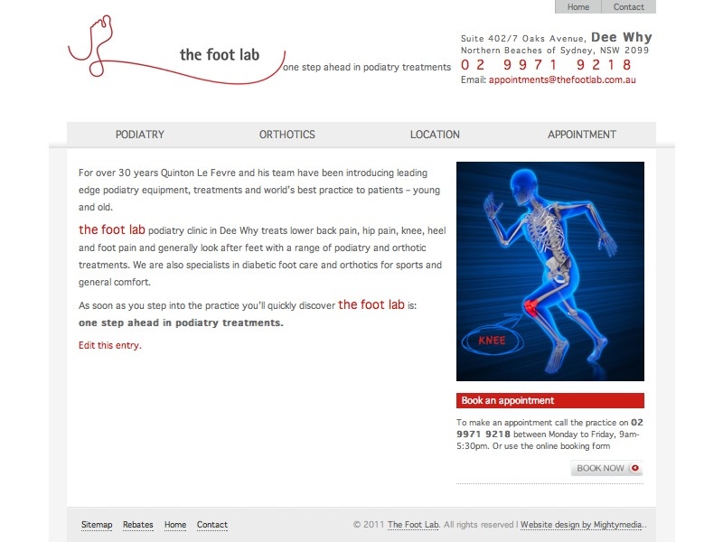 www.thefootlab.com.au the foot lab - www.migty.com.au